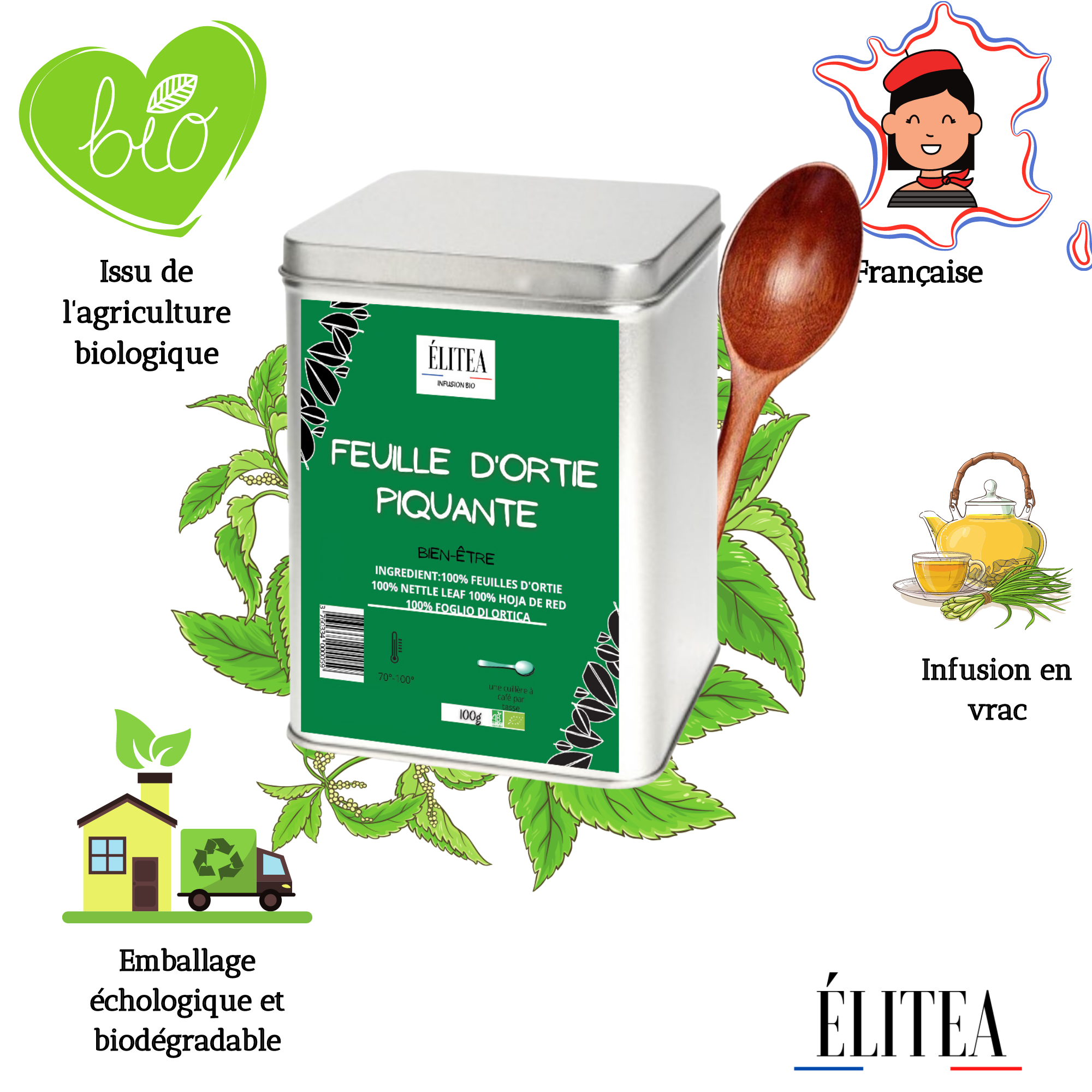 ELITEA - Wholesale Health/Detox Tea - Organic Spicy Nettle Leaf Infusion4