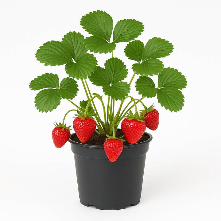 Oasis of Life - Wholesale Live Plant - Strawberry "Queen Luise" (Fragaria x ananassa) β 3 plants β Aromatic, sweet fruits β Summer-bearing variety for garden & balcony β Hardy & easy to care for