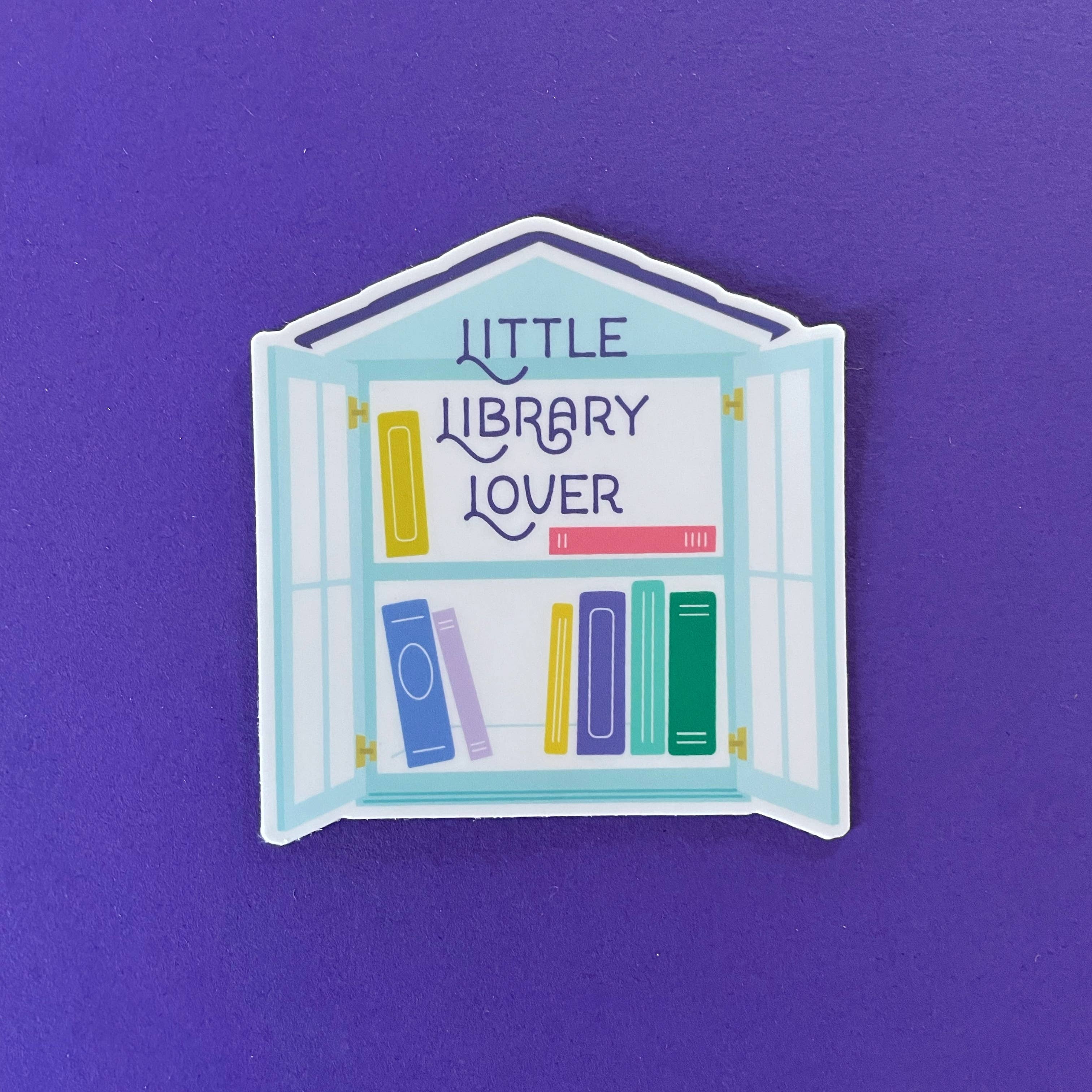 Graphic Anthology Greeting Cards - Wholesale Sticker - Little Library Lover vinyl waterproof sticker | book lover3