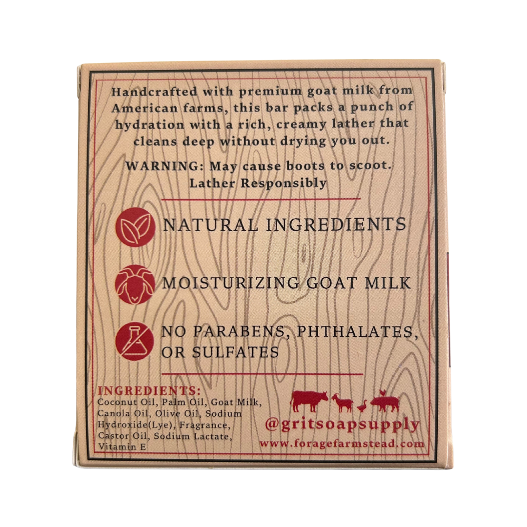 GRIT Soap Supply - Wholesale Bar Soap - Men's - Buckshot Goat Milk Bar Soap6