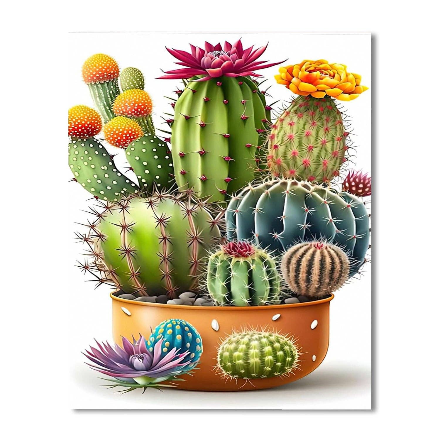 Artistry Rack - Wholesale DIY Craft Kit - Desert Oasis Paint By Number Canvas Kit6