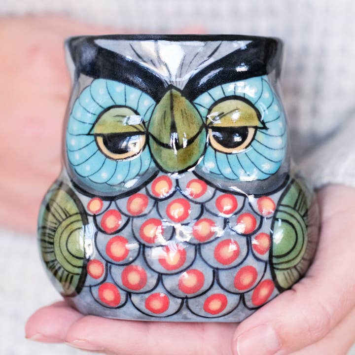 Upavim Crafts - Wholesale Coffee Mug - Stoneware Owl Mug0