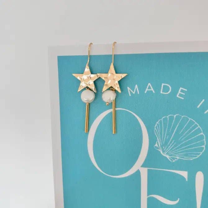 OE! - Vente Boucles d'oreilles pendantes - ETOILE DE LUNE - boucles d'oreilles1