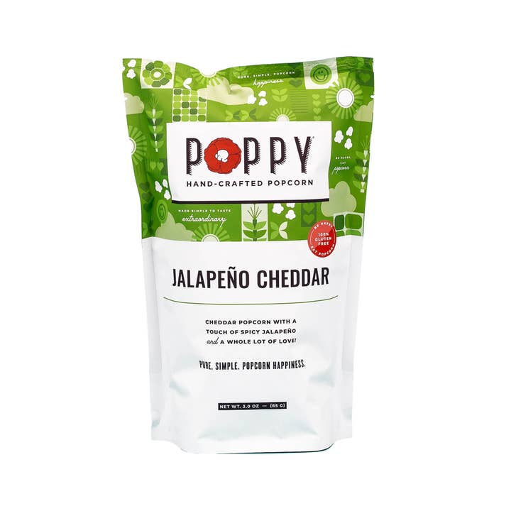 Poppy Hand-Crafted Popcorn - Wholesale Popcorn - Jalapeño Cheddar Popcorn