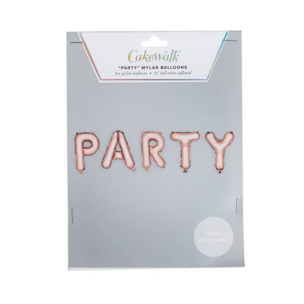 Cakewalk - Wholesale Balloon - Rose Gold PARTY Mylar Balloon1