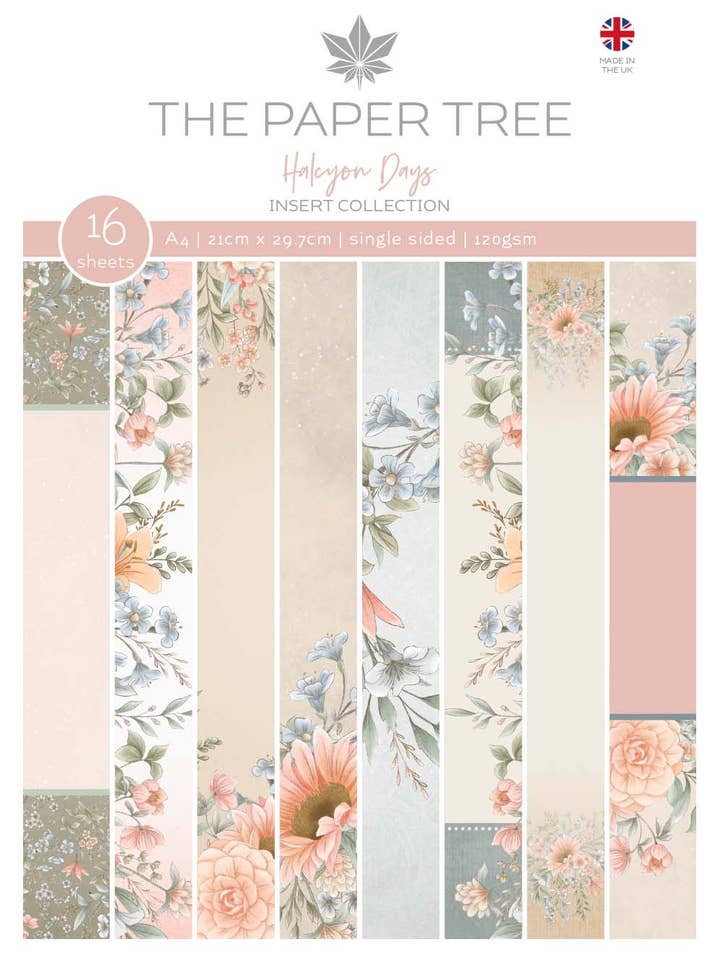 The Paper Tree Halcyon Days A4-Einsteck-Kollektion für den Großhandel von Ecstasy Crafts Distributing