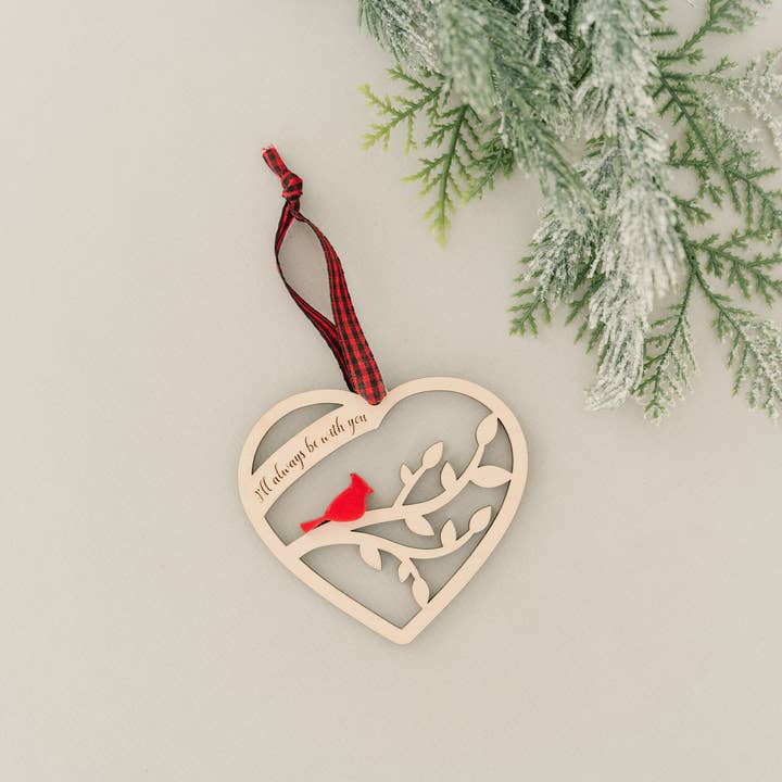 Woodlander Workshop – Großhandel Verzierung – Kardinal-Herz-Dekoration für Weihnachten2