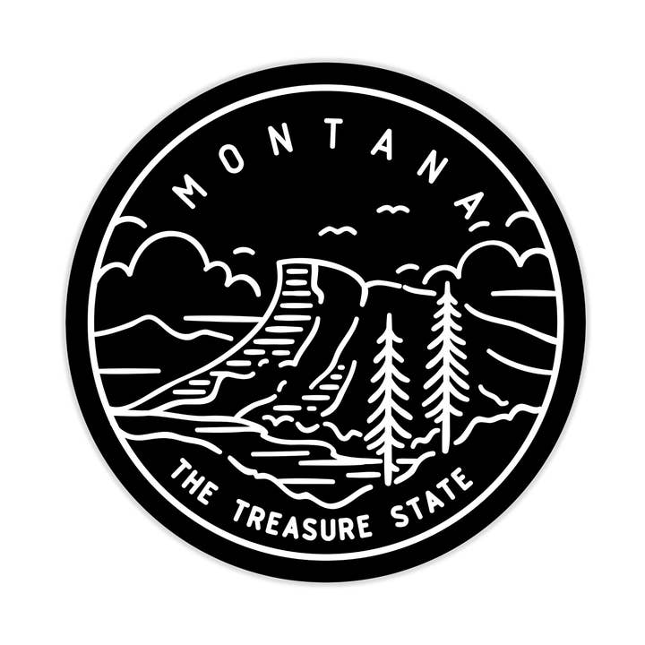 Montana State Motto Sticker for wholesale by The Northwest Store