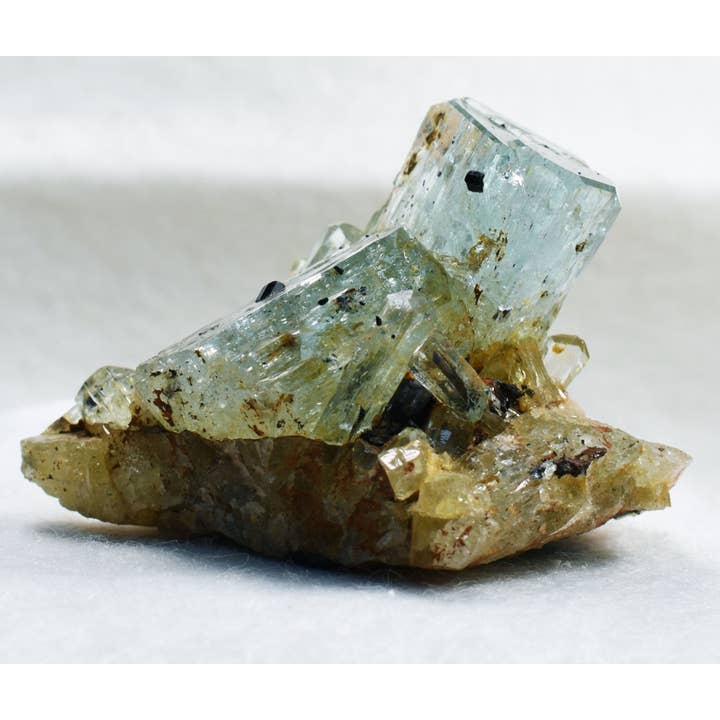 Beryl Var. Aquamarine with Schorl -#A5 82.4 g #A5 for wholesale by Calder Crystals