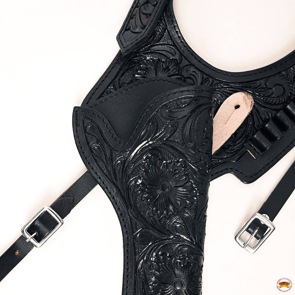HILASON - Wholesale Horseback Riding Gear - Hilason Western Leather Shoulder Rig Gun Holster 44/45 Caliber7