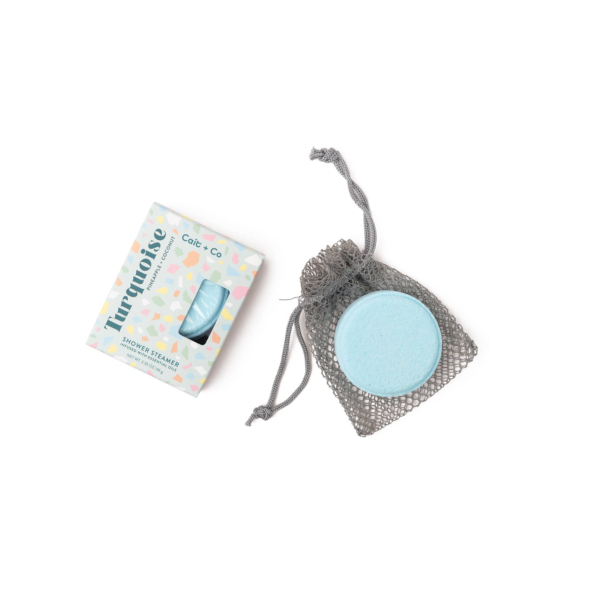 Cait + Co - Wholesale Shower Steamer/Bomb - Gem Shower Steamer - Turquoise0