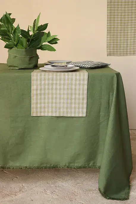 Giardino Segreto - Wholesale Tafelkleed - FRINGE tafellaken van puur linnen13