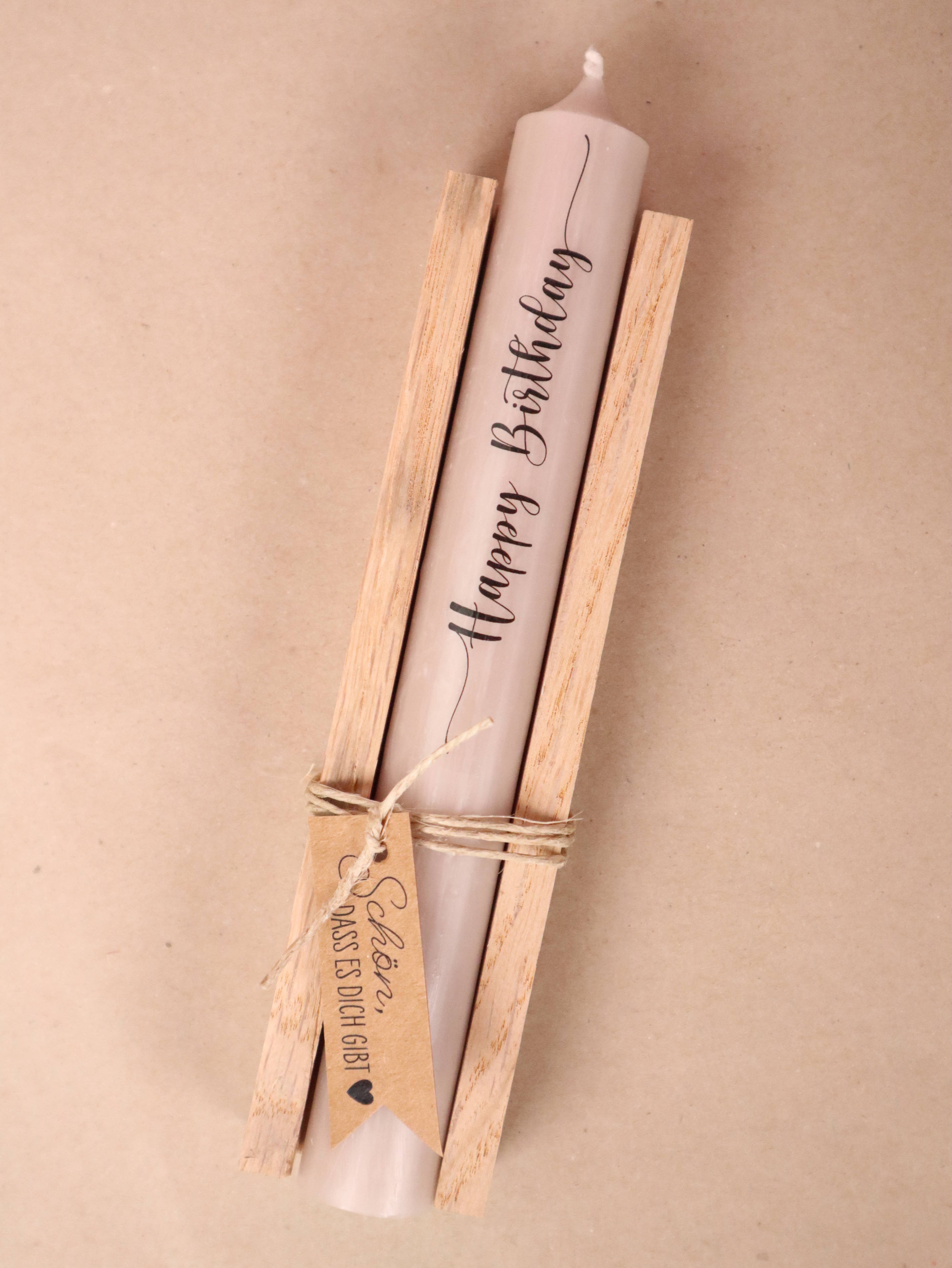 isaMi – Vela/castiçal cónico por atacado – Vela “Happy Birthday” - presente best seller para aniversário2