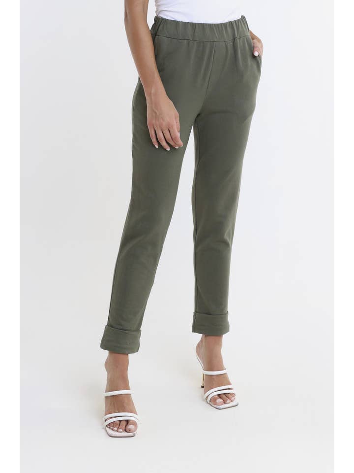 TINA Stephens Italy/Tees By Tina – Großhandel Hose – Damen – Tamara French Terry Jogginghose (PL193)4