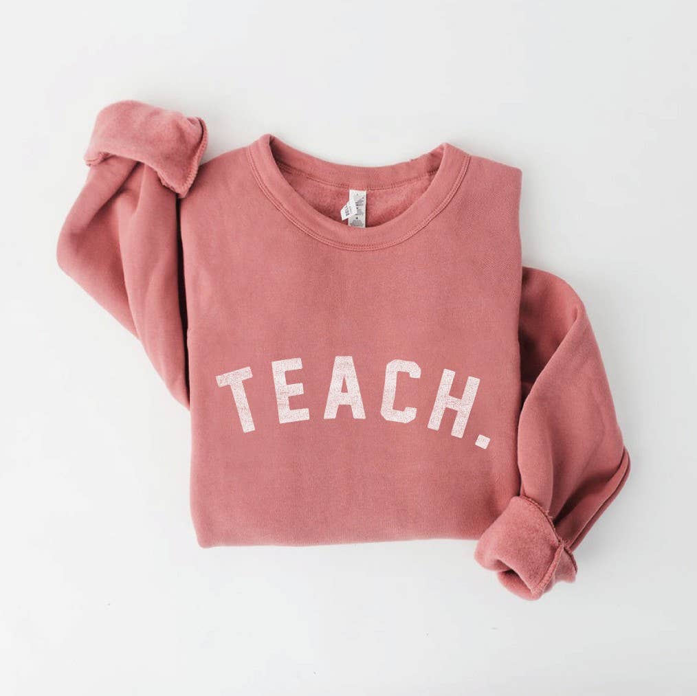 OAT COLLECTIVE - Wholesale Graphic Sweatshirt - Women's - TEACH. Graphic Sweatshirt5