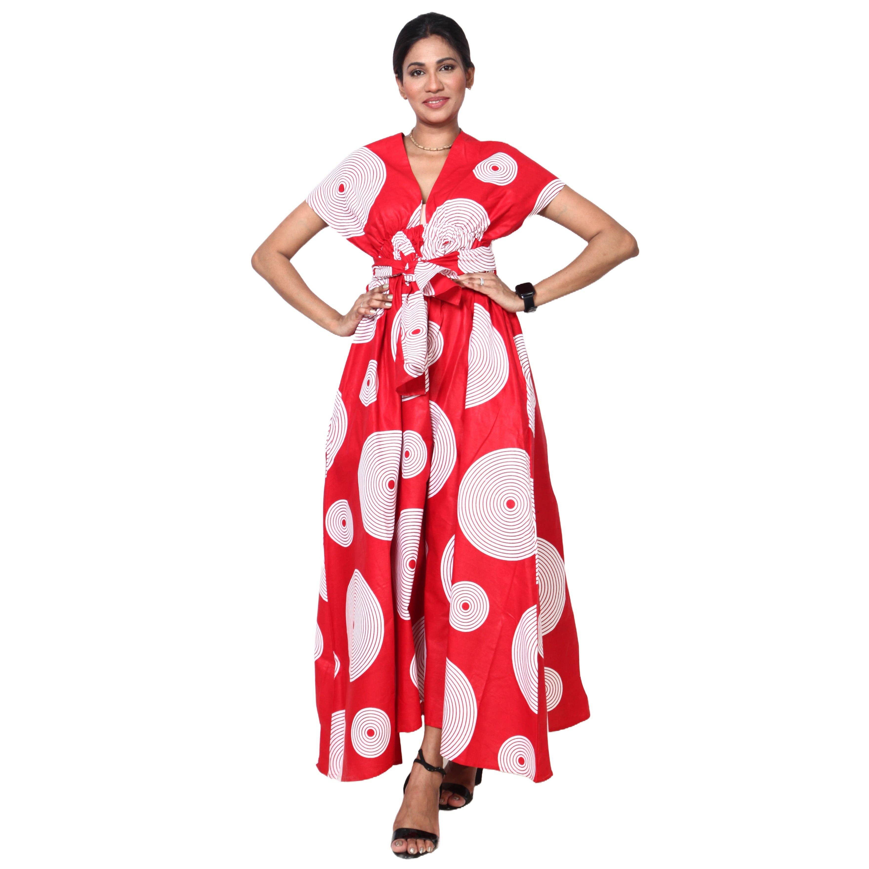 African Stars - Wholesale Dress - Women's - Women's Multi Way Style Maxi Dress -- FI-68L16