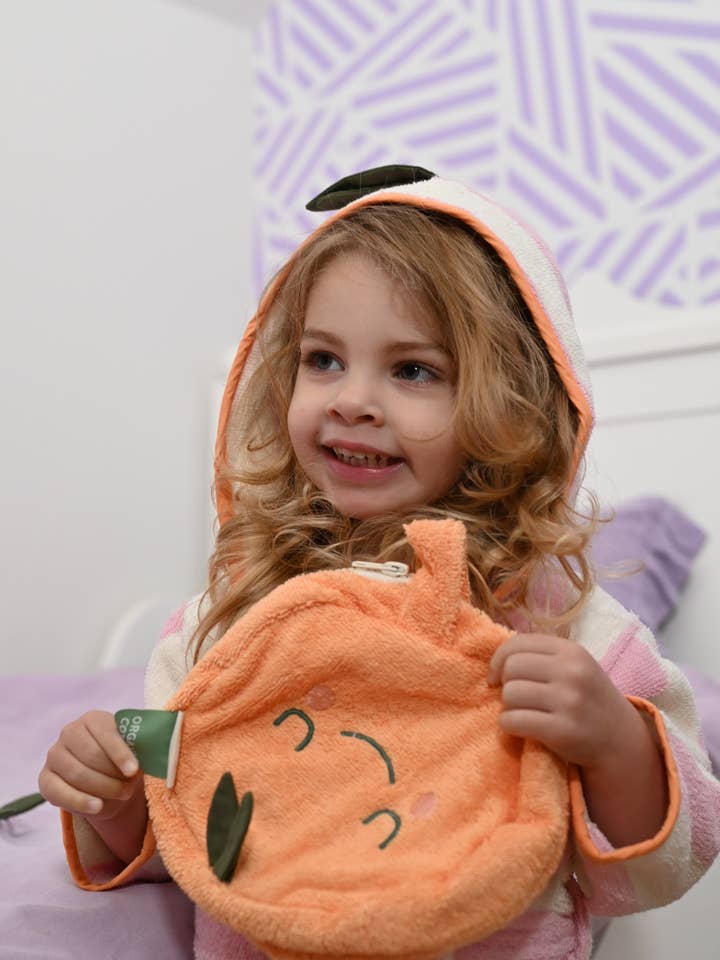 the cotton cloud - Wholesale Robe - Kids - Terry Cotton Baby Bathrobe Mandy Mandarine2