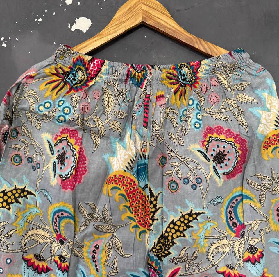 bhavnas boutique - Wholesale Sleepwear Set - Women's - Paisley Printed Cotton Dress Summer Dress Night Suit PJ Sets4