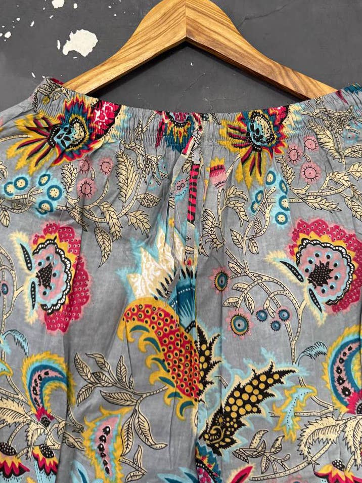 bhavnas boutique - Wholesale Sleepwear Set - Women's - Paisley Printed Cotton Dress Summer Dress Night Suit PJ Sets4