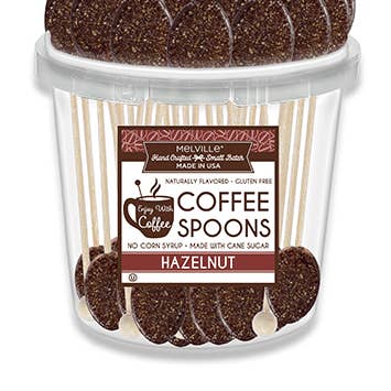 Cuillères à café aux noisettes pour la vente par Melville Candy Company