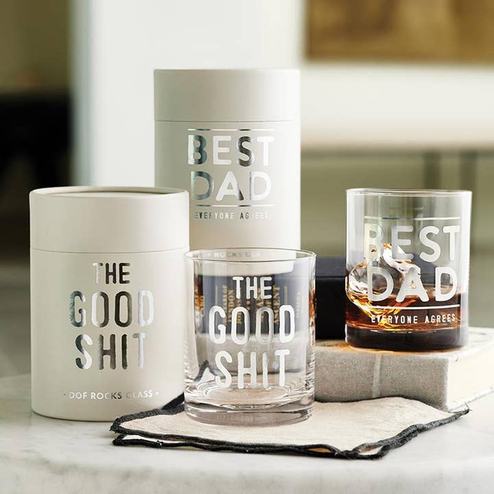 Santa Barbara Design Studio by Creative Brands - Wholesale Cocktail/Liquor Glass - DOF Rocks Glass - Good Shit3