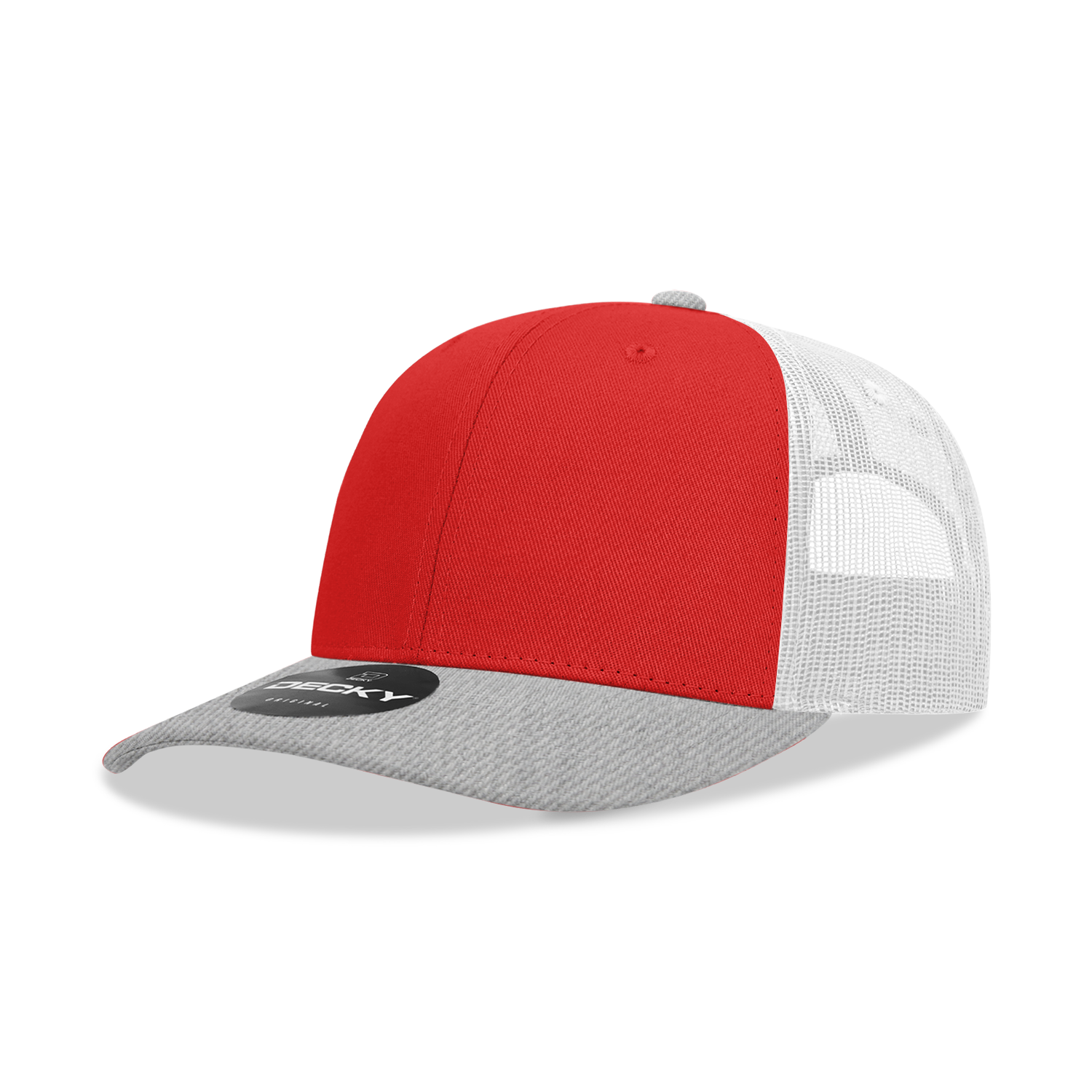 The Park Wholesale - Vente Casquette de camionneur – unisexe - Casquette Trucker classique Decky 6021, 6 panneaux, style mid pro61