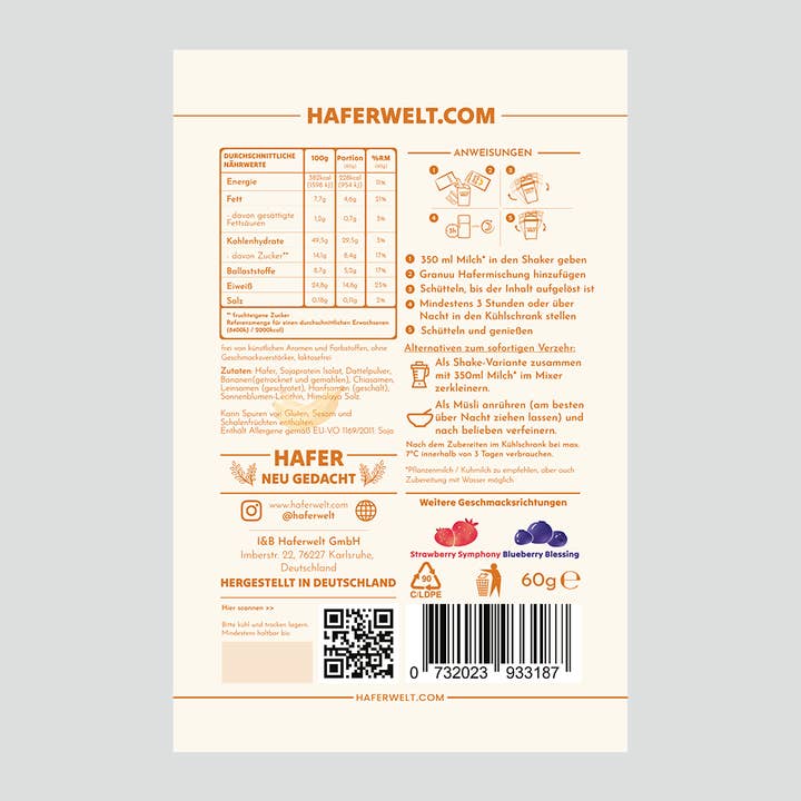 Granuu by Haferwelt - Wholesale Oats - Granuu Overnight Power Oats Bestseller Kit (12 packs + 1 Free Pack) – Fuel Your Day with Flavor