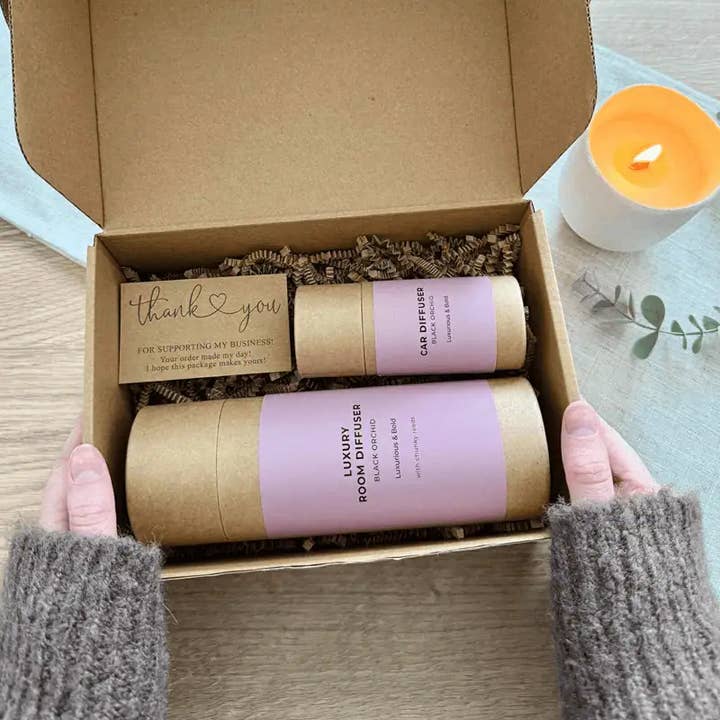 Car And Home Gift Set – Black Orchid for wholesale by Rosy Roo