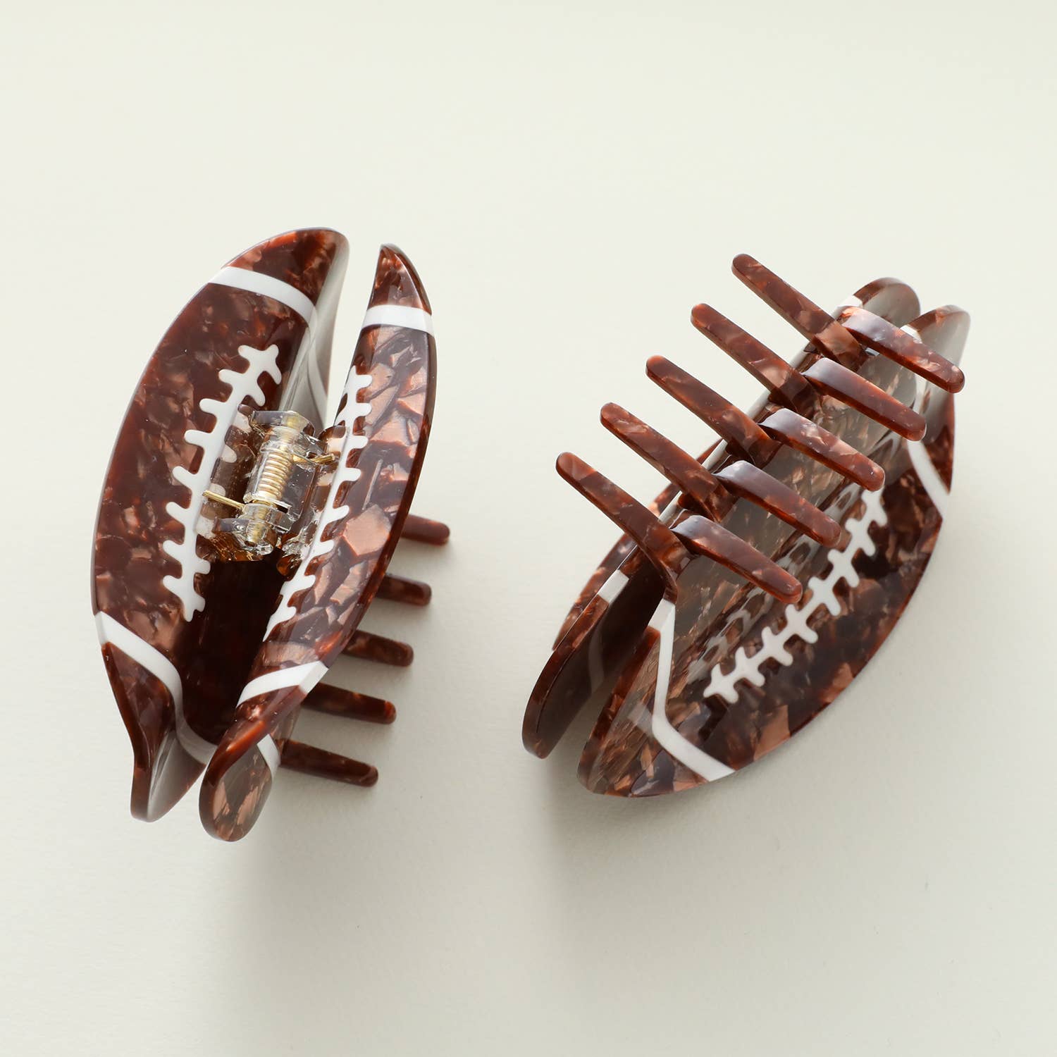 Adorro - Wholesale Hair Clip - Women's - Large Football Claw Clip4