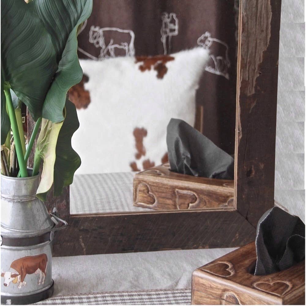LES SCULPTEURS DU LAC - Wholesale Tissue Box - Hearts burnt wooden tissue box3