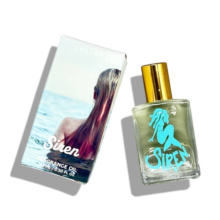 Parfum à l'huile SIREN Roller • Jasmin & Ambre gris pour la vente par Solisea