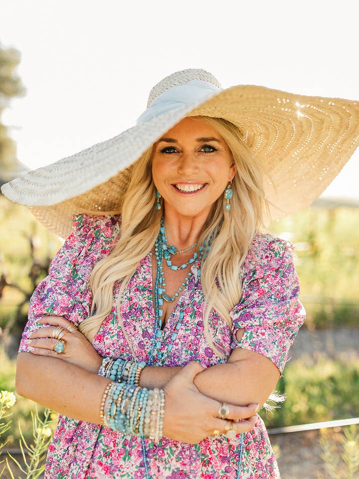 Marcia Multi Color Wire Wrap Ring - preenchimento de ouro 14k/prata esterlina por atacado de A Blonde and Her Bag