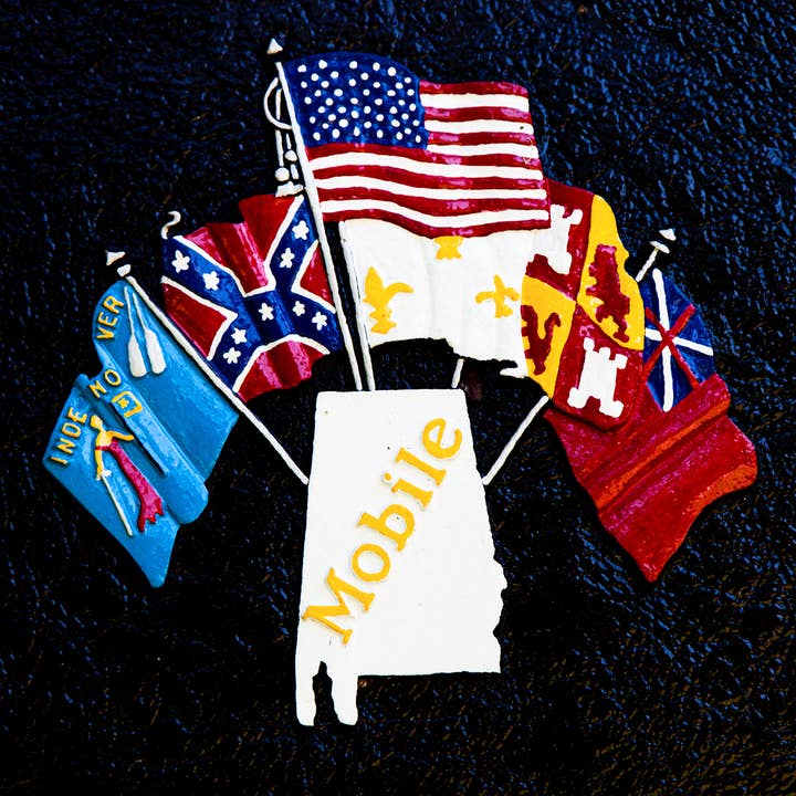 Handmade Mobile, Alabama Photo Ceramic Coasters for wholesale by South Austin Gallery