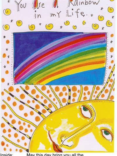 Du er en regnbue for engroshandel hos Nancie dunn cards