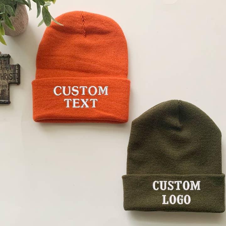 One Nine - Wholesale Beanie - Unisex - Custom Embroidered Beanie Cuffed Custom Logo
Beanie Hat