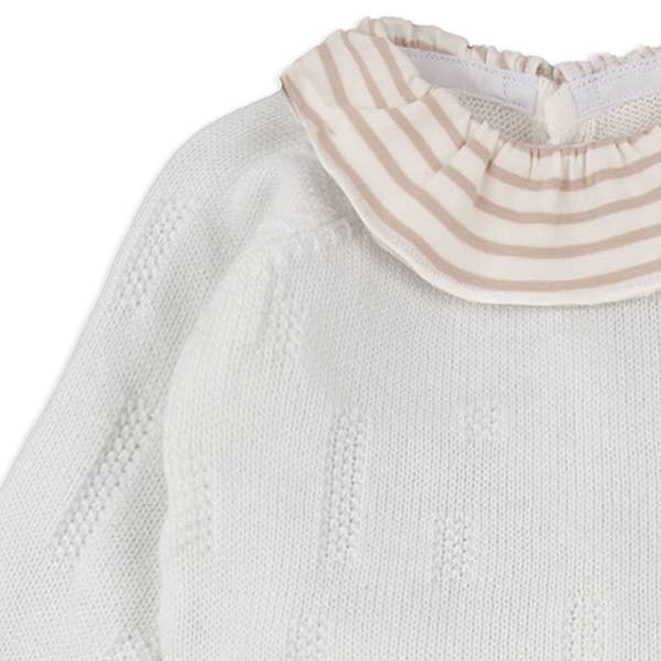 Arena 3-Piece Sand Set with Knit Sweater, Footed Pants, and Hat for wholesale on Faire3