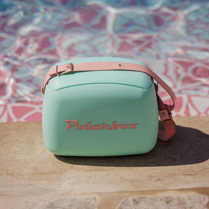 Cyan Rose Polarbox Cooler Bag Summer Cyan-Rose for wholesale on Faire