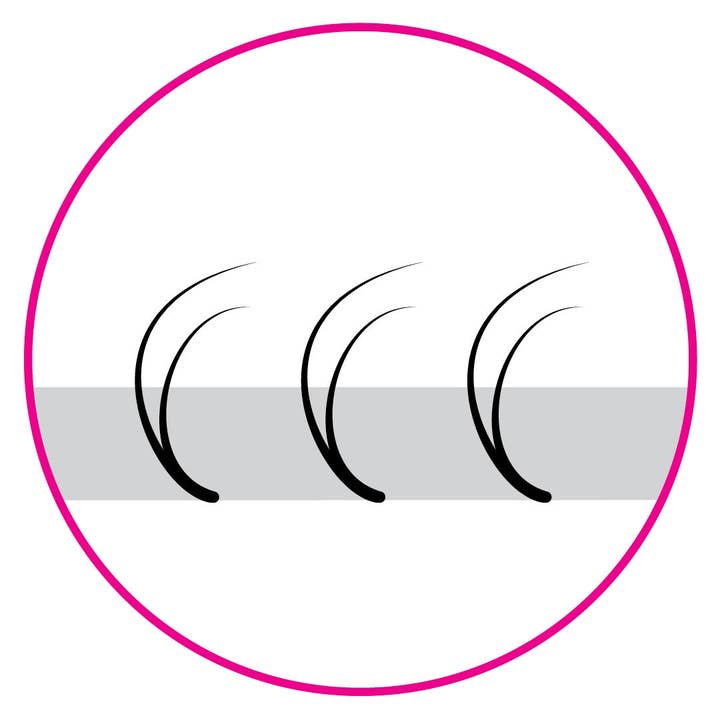 GladGirl - Wholesale False/Fake Eyelashes - Signature Mink Double Layered Fluffy Narrow V3