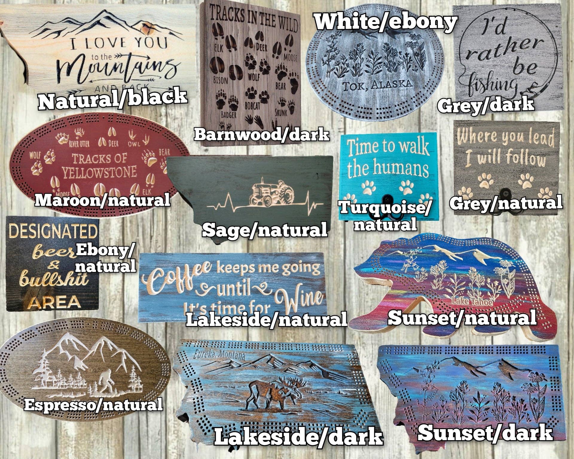 Knotty Pine Woodworks – Großhandel Schilder – Überfüllter Camper - MT-Form3