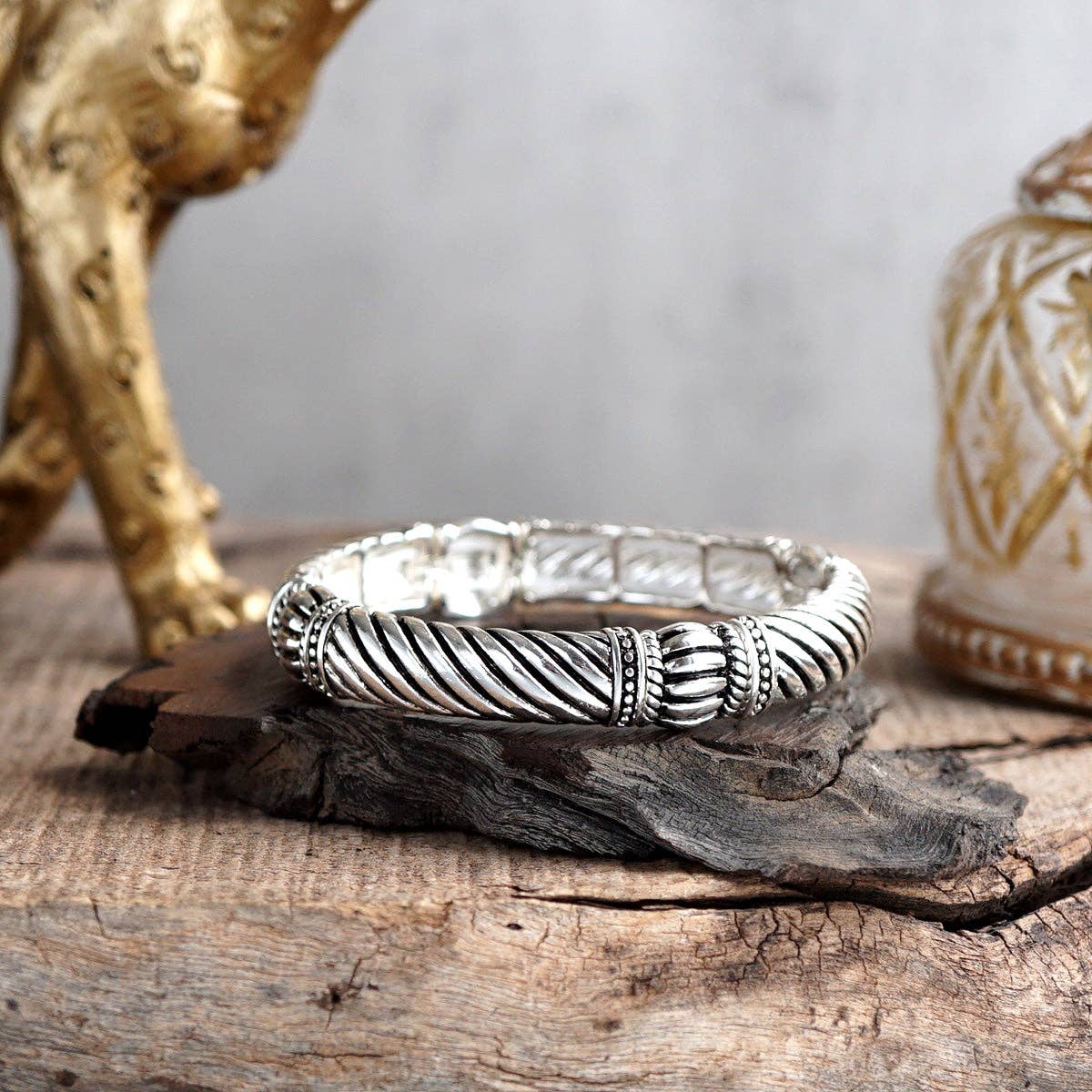 PennyLine inc - Vente Bracelet jonc - Sérénade Argentée – Collection de Bracelets Bohème4