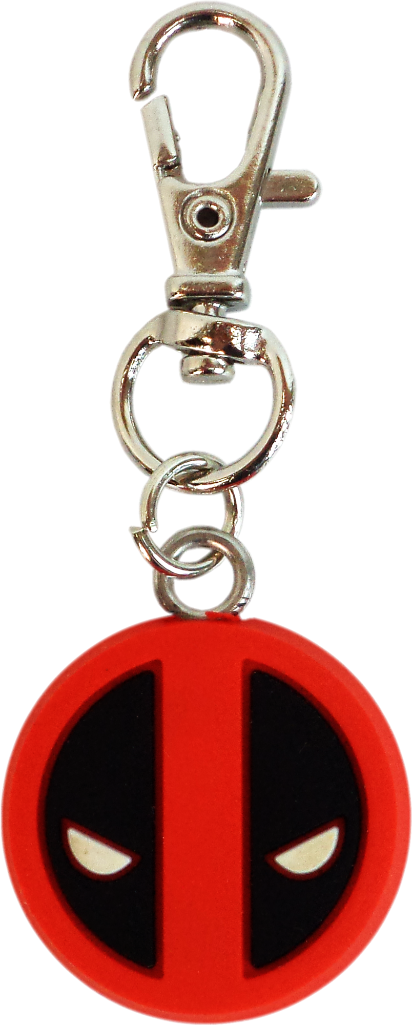 Square Deal Recordings & Supplies – wholesale Keychain – Unisex – Zipper Pull - Deadpool - Head2