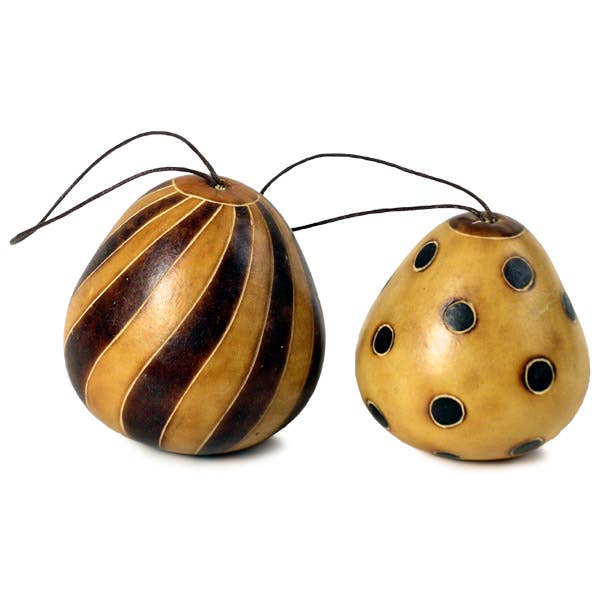 Gourd Abstract Natural Ornament Pattern 3" Arlequin for wholesale by Sanyork Fair Trade