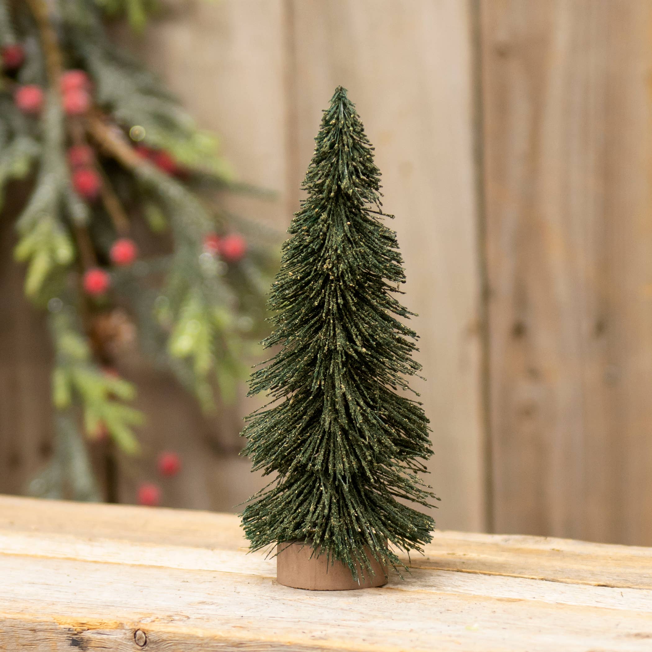 The Hearthside Collection - Wholesale Christmas Decoration - Green Sisal Tree, 7"1