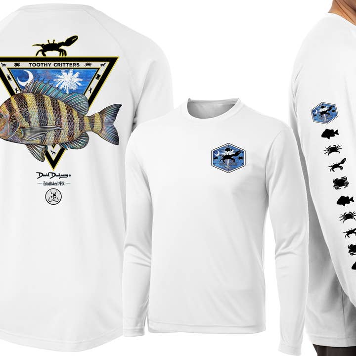 David Dunleavy - Wholesale Screen printed t-shirt – Men′s - Men’s Performance South Carolina Sheepshead Long Sleeve4