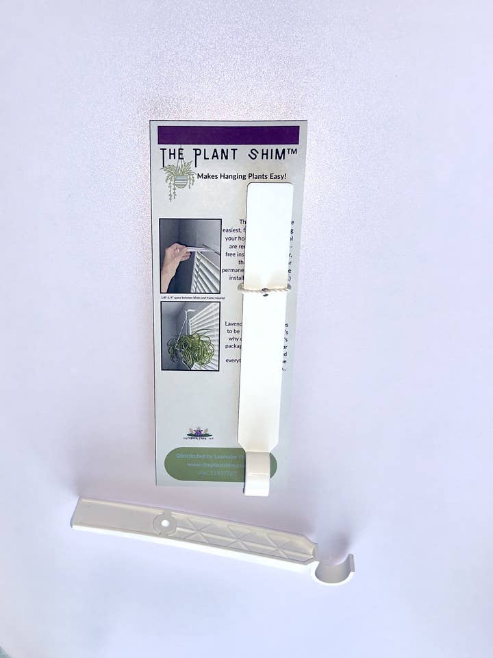 The Plant Shim - Makes Hanging Plant Easy! for wholesale by Lavender Frog LLC