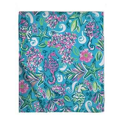 Coperta Super Morbida SC 50x80 Motivo Cavallucci Marini per la vendita all'ingrosso da parte di Southern Couture