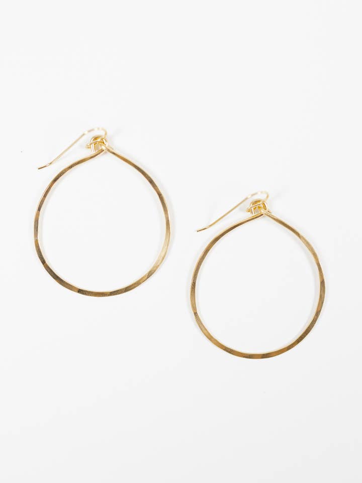 Stor cirkel øreringe for engroshandel hos Mira Kauai