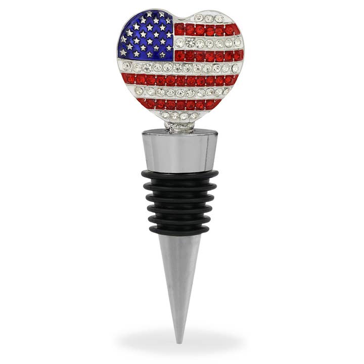 Cheers - Sparkling Wine Stopper - American Heart for wholesale by Cota Global