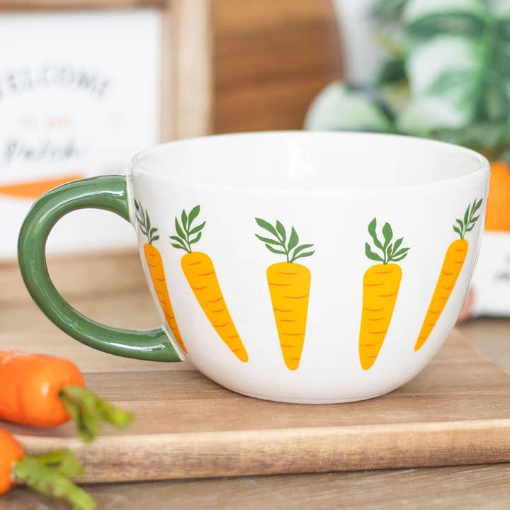 Carrot Patch Spring Mug for wholesale by Something Different Wholesale