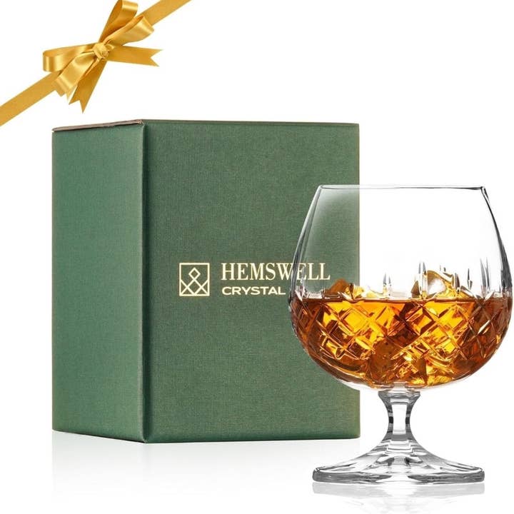 Klippt kristall Enkelt Brandyglas Wicklow Design 250ml, S för wholesale av Muldale